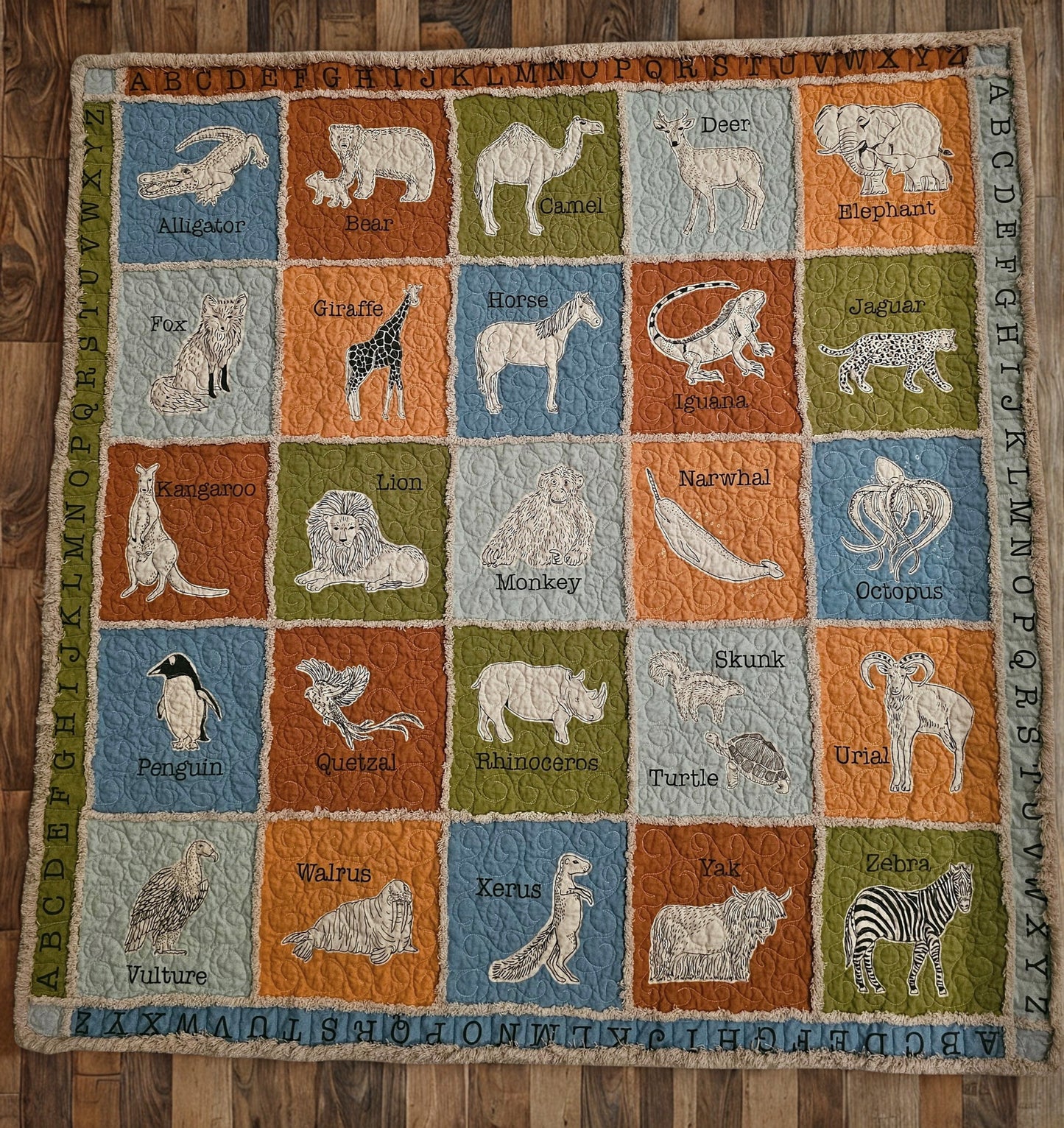 Animal Park Quilt Kit