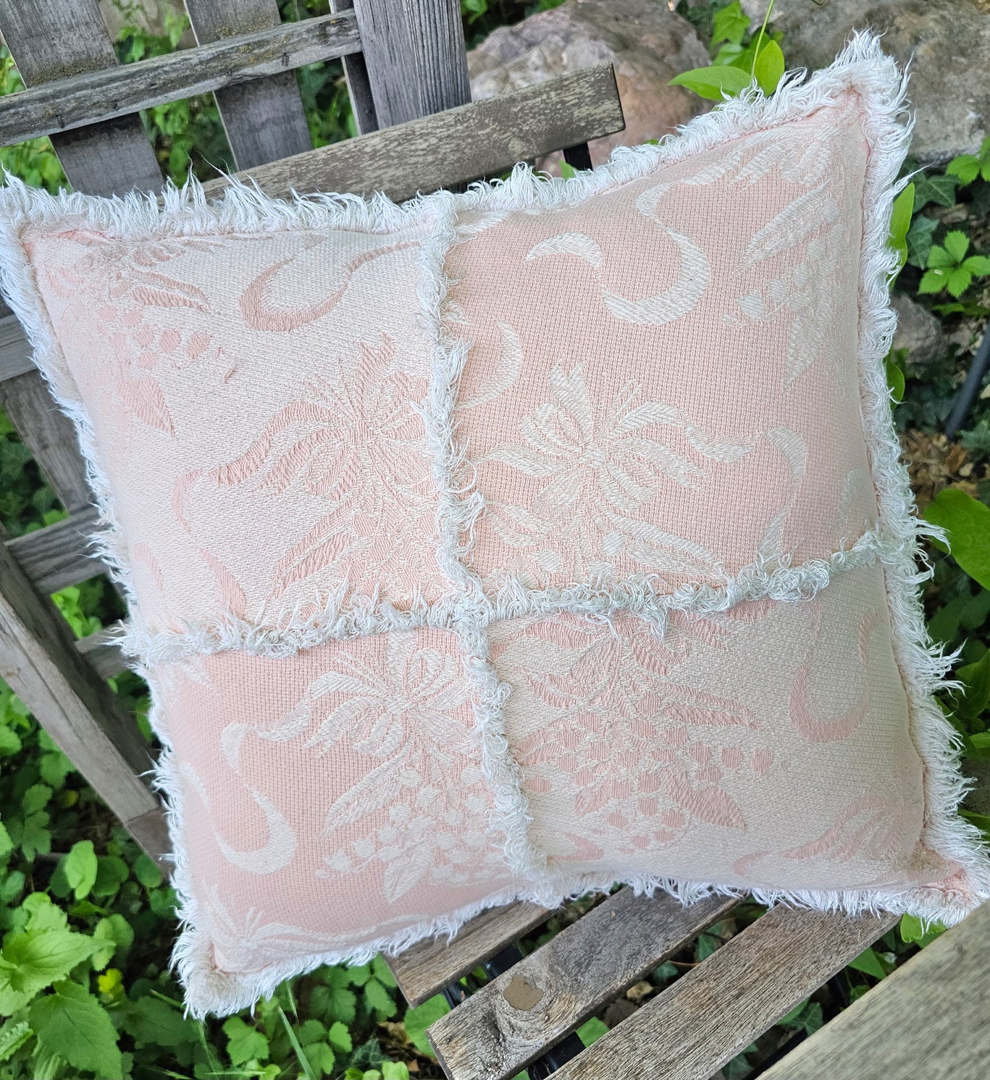 Lily of the Valley Faux Rag Quilt Kit