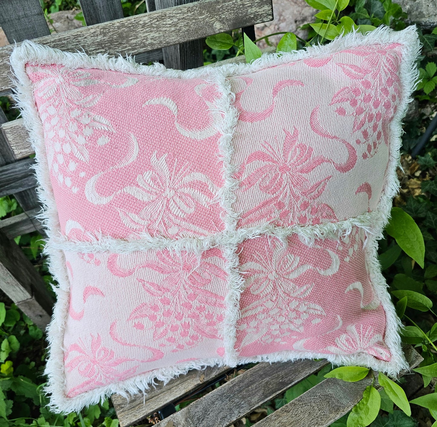 Lily of the Valley Faux Rag Quilt Kit