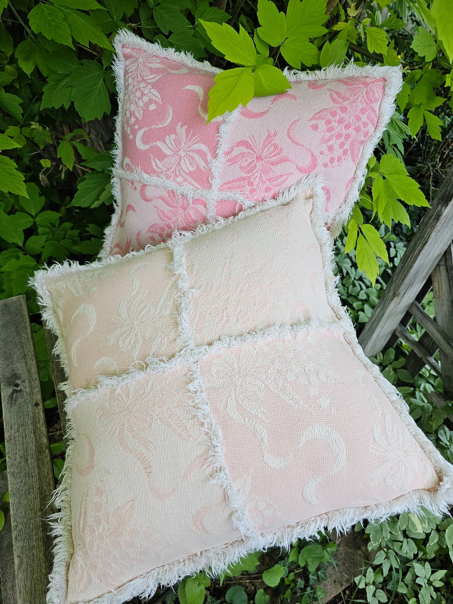 Lily of the Valley Faux Rag Quilt Kit