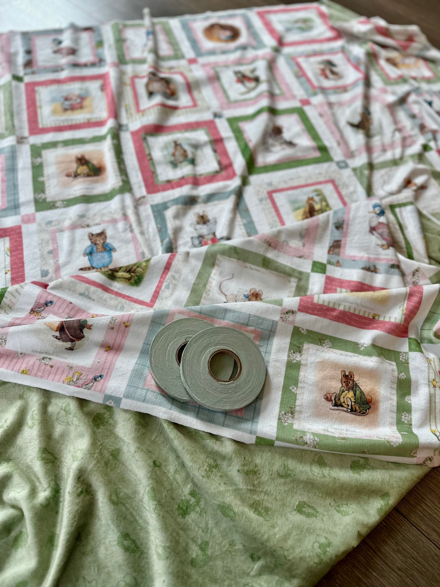 Peter Rabbit Double Lush Quilt Kit