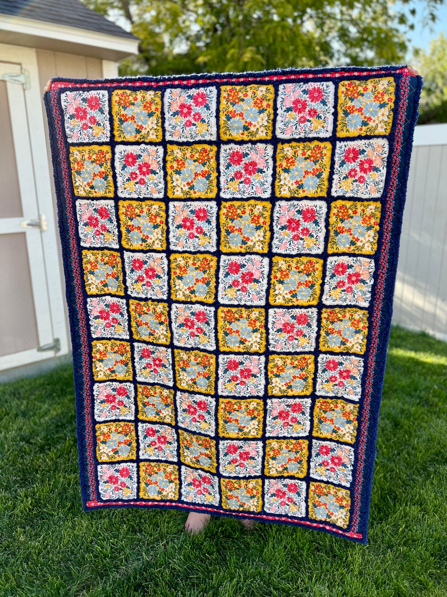 Flower Fields + Chenille-It Quilt Kit