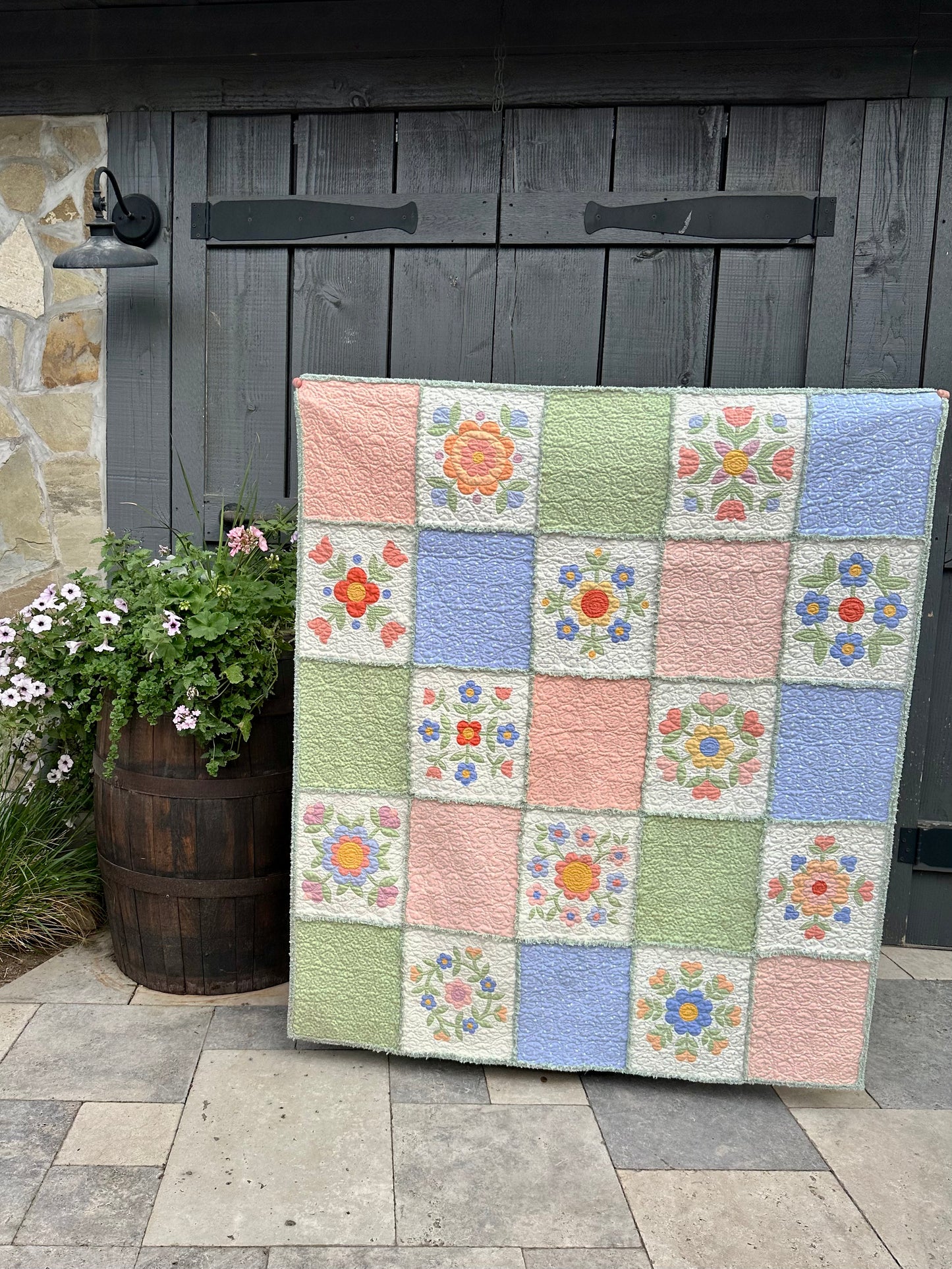 Pastel Prairie + Chenille-It Quilt Kit