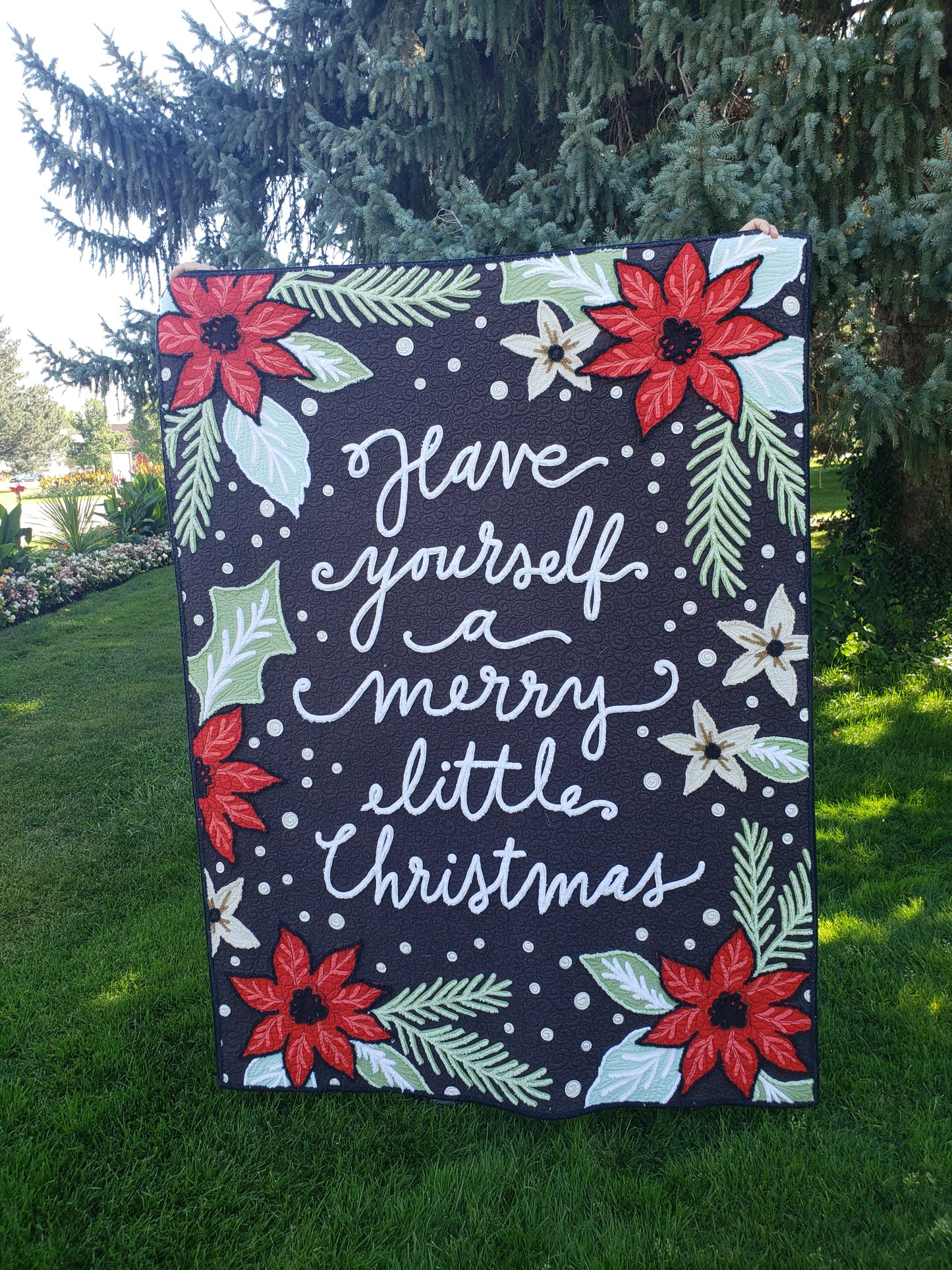 Little Tree Christmas Quilt Chenille-It Kit