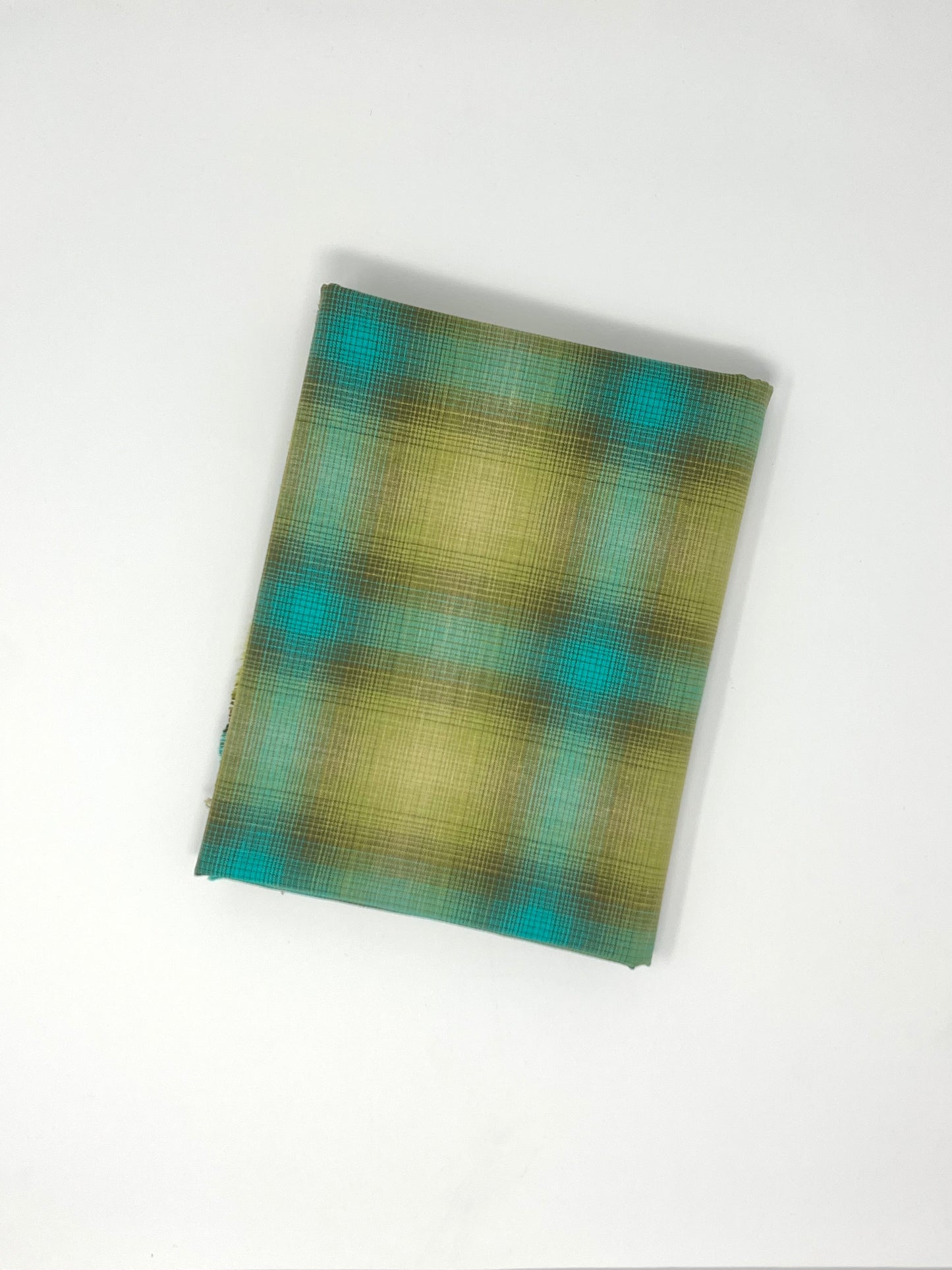 Yarn Dyed Cotton- Aqua/Fern Plaid