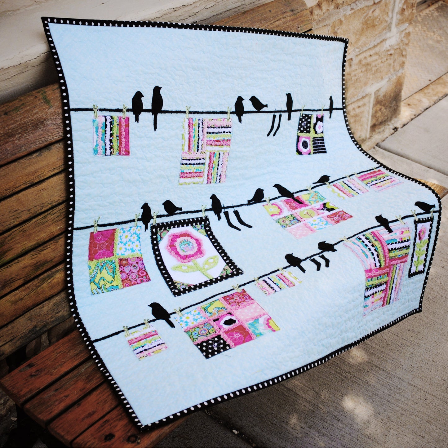 Bird On a Wire Quilt pattern