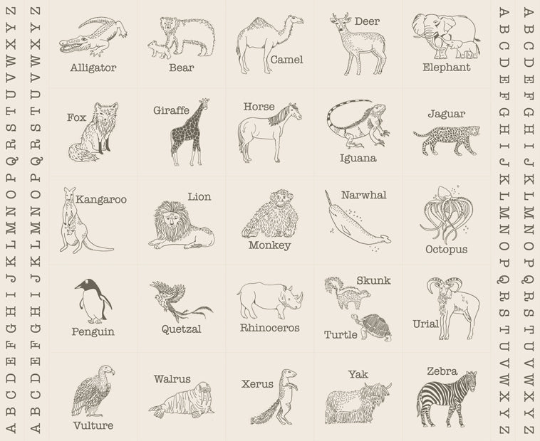 Animal Park Quilt Kit