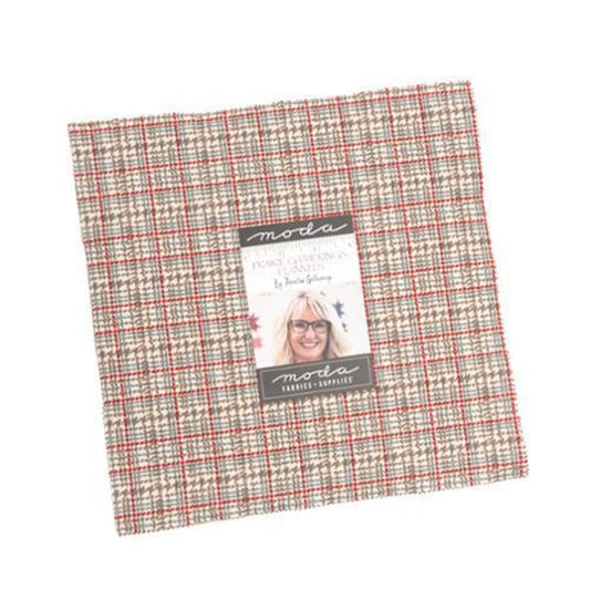 Moda Primitive Gatherings Prairie Gatherings Flannels, Layer Cake 10" Precut Squares