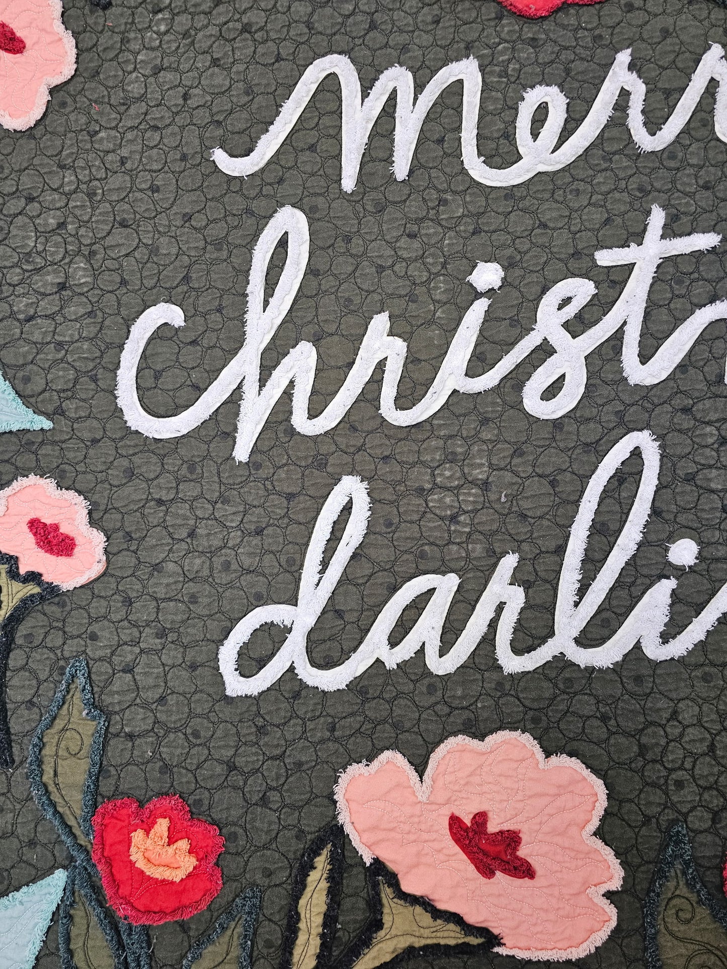 Merry Christmas, Darling by Lella Boutique Panel + Chenille-It Quilt Kit