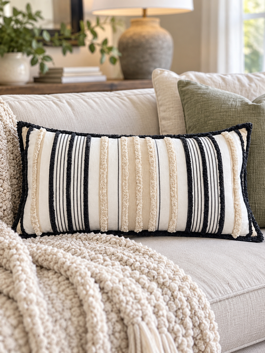 Striped Chenille-It Pillow Kit
