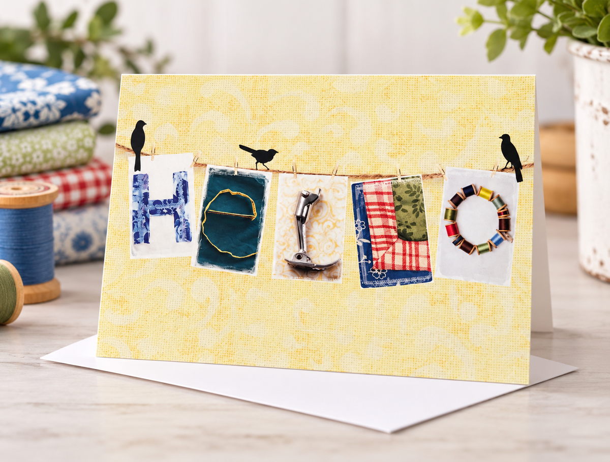 Quilting Notions Greeting Cards