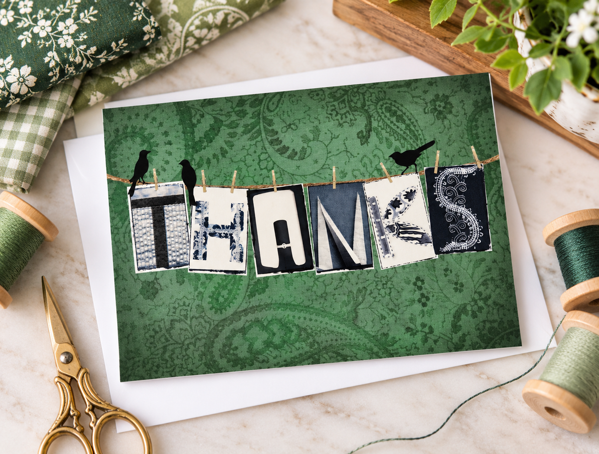 Quilting Notions Greeting Cards