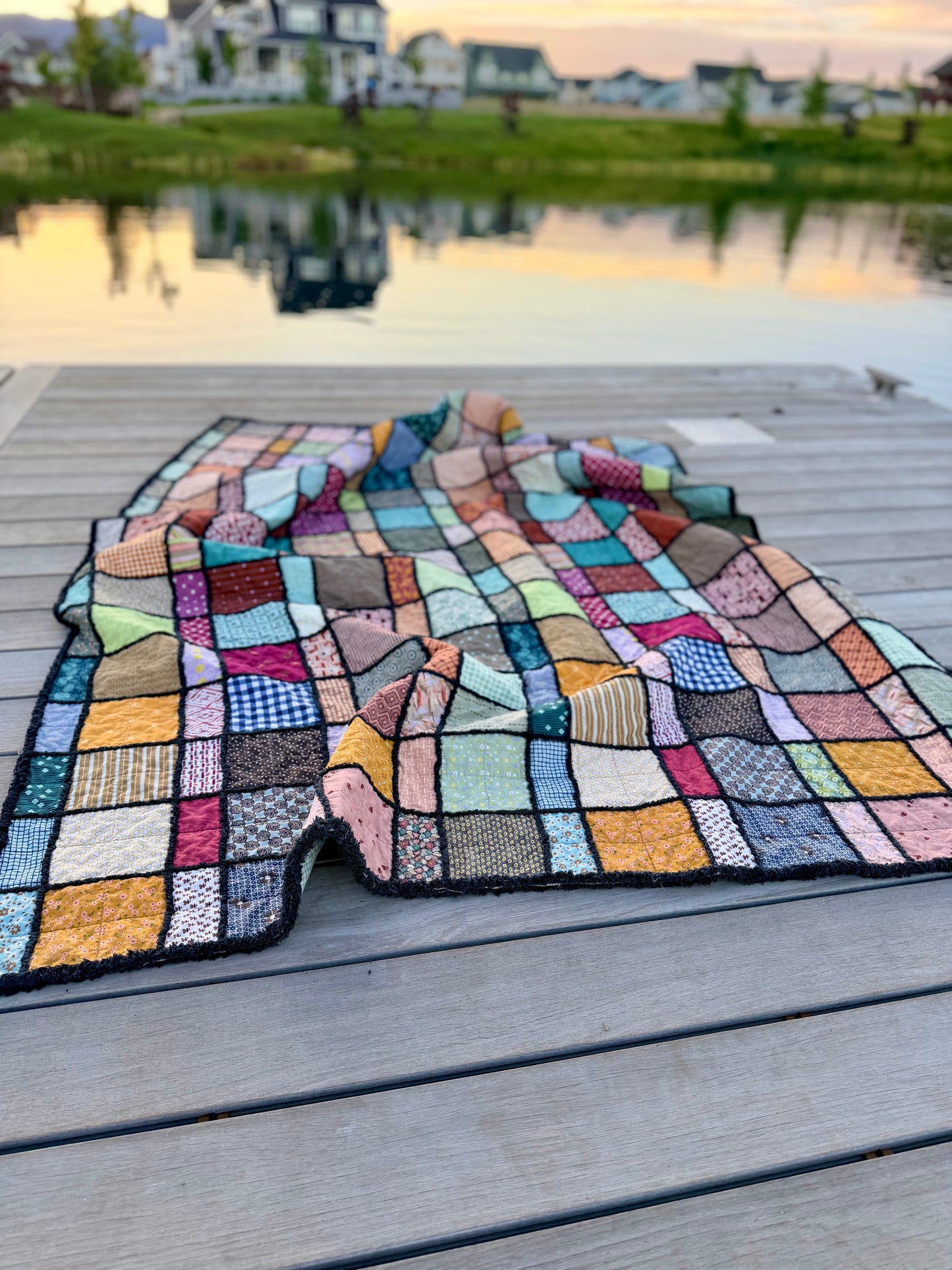 PRESALE Lollies Gathered Quilt Kit