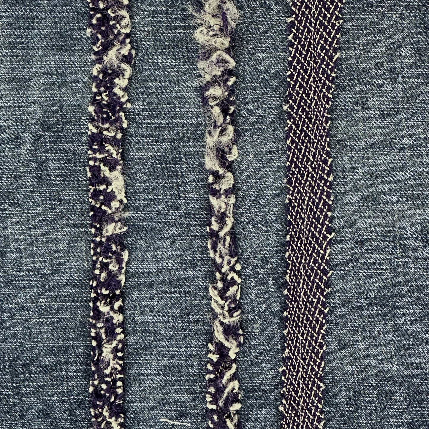 Navy Tweed Rayon Chenille-It