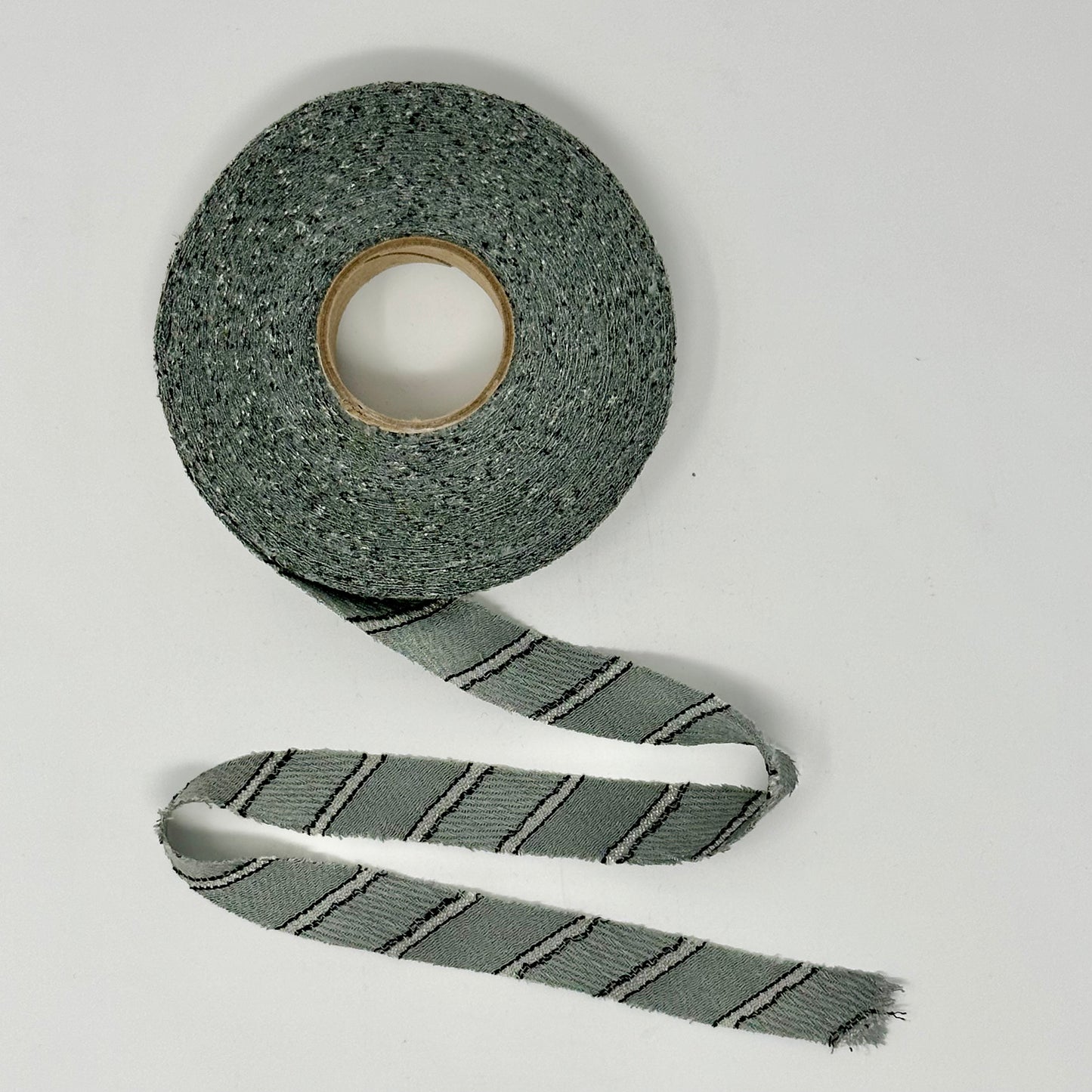 Silver Granite Stripe Rayon Chenille-It