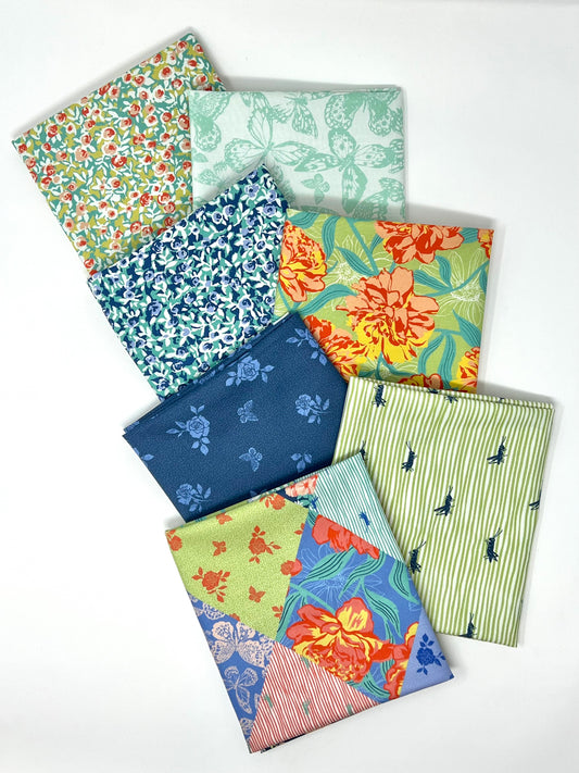 Moda Crystal Manning Garden Society, 7 FQ Bundle