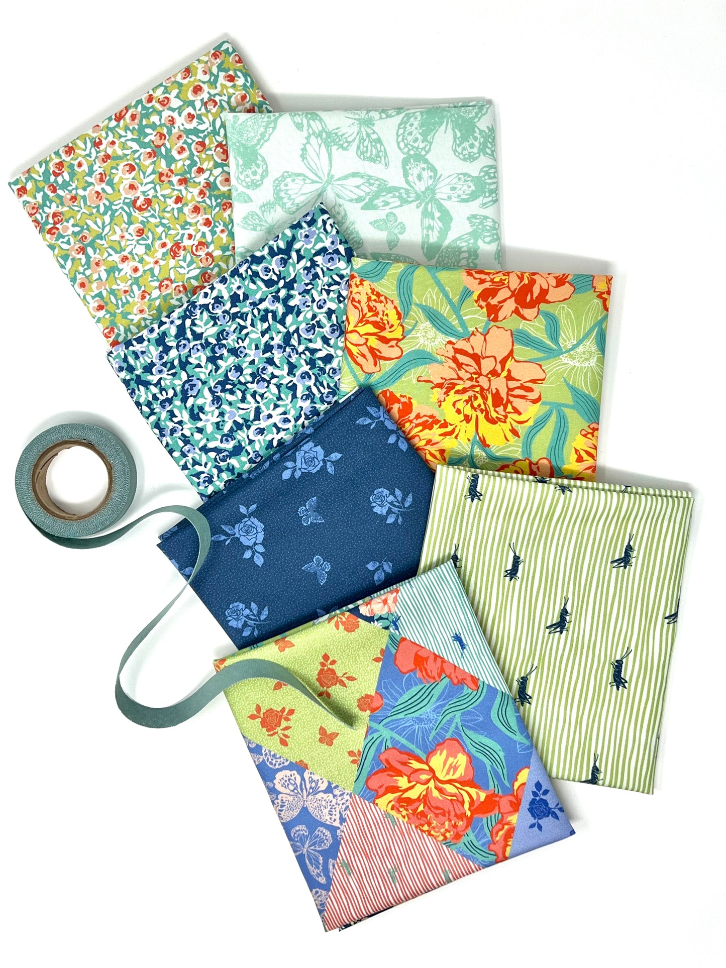 Moda Crystal Manning Garden Society, 7 FQ Bundle