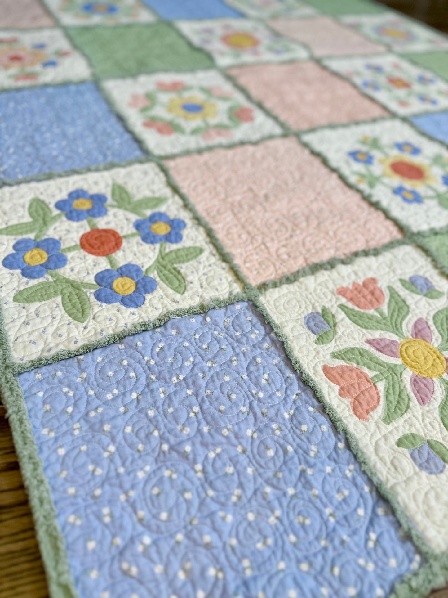 Pastel Prairie + Chenille-It Quilt Kit
