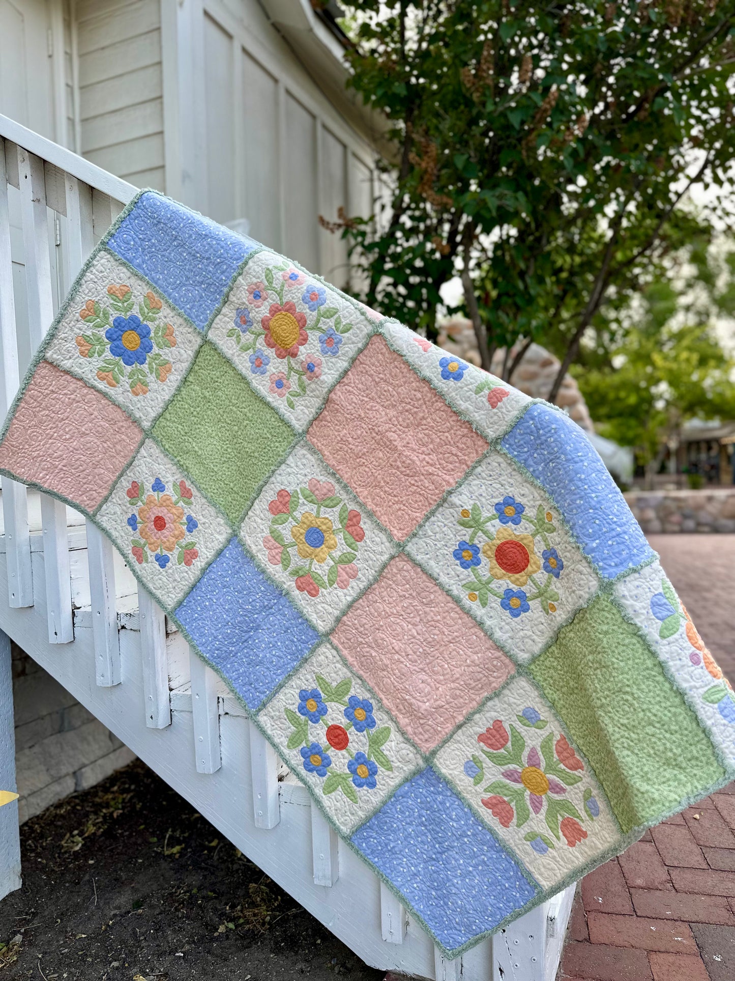 Pastel Prairie + Chenille-It Quilt Kit