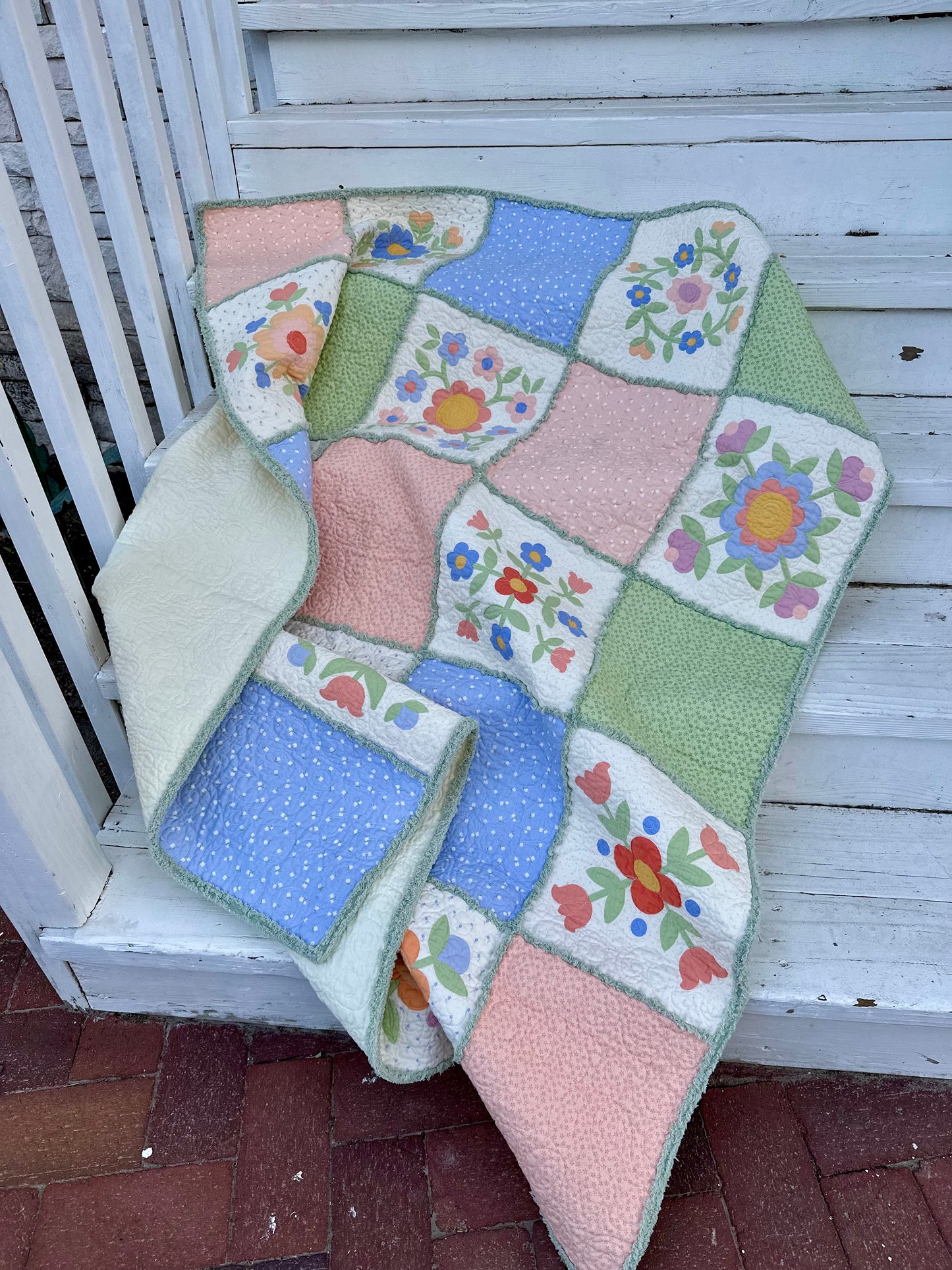 Pastel Prairie + Chenille-It Quilt Kit