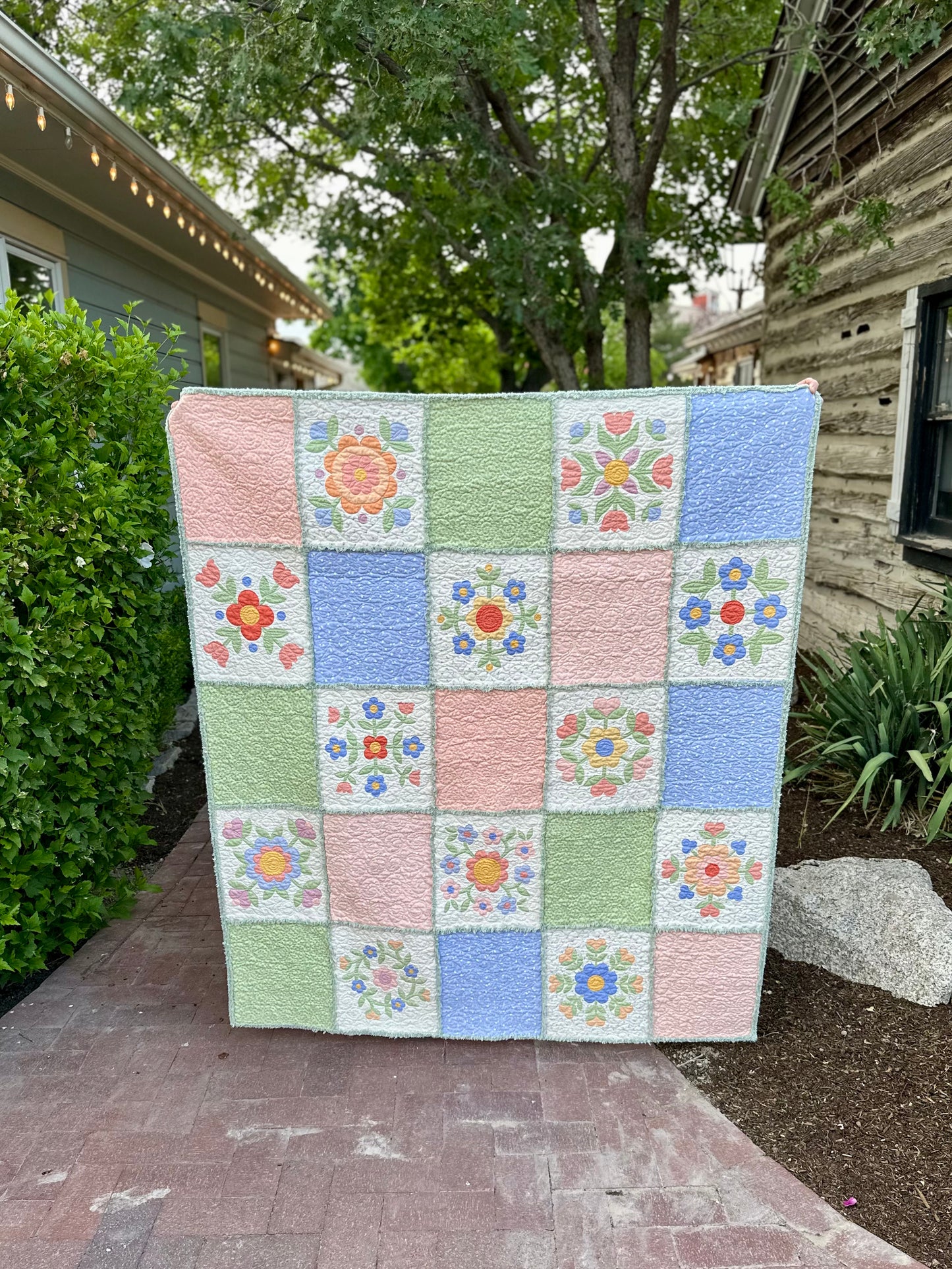 Pastel Prairie + Chenille-It Quilt Kit
