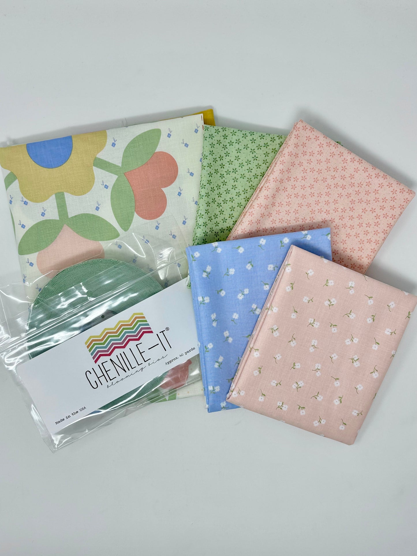 Pastel Prairie + Chenille-It Quilt Kit