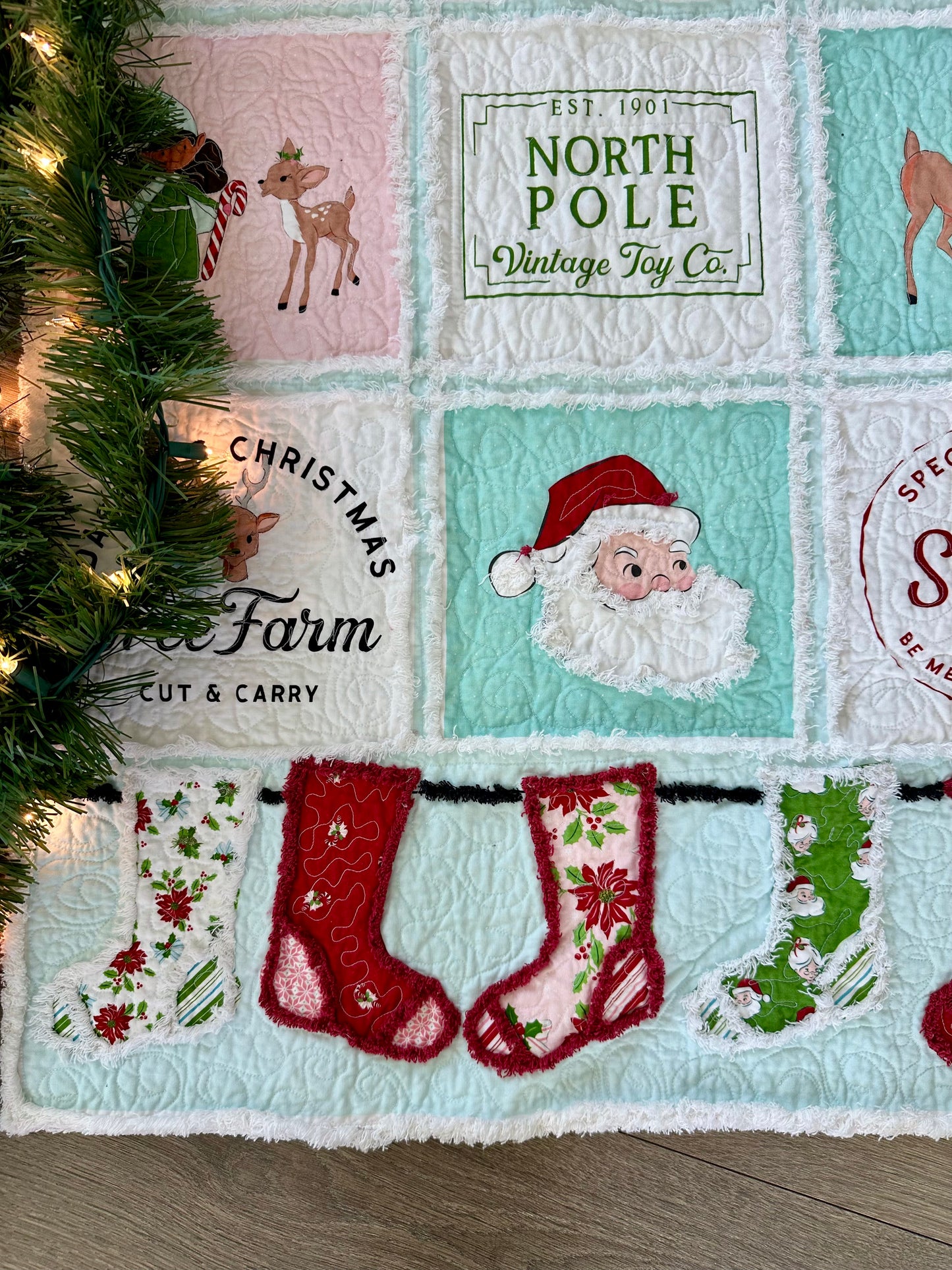 Claus & Co. Panel Quilt Kit