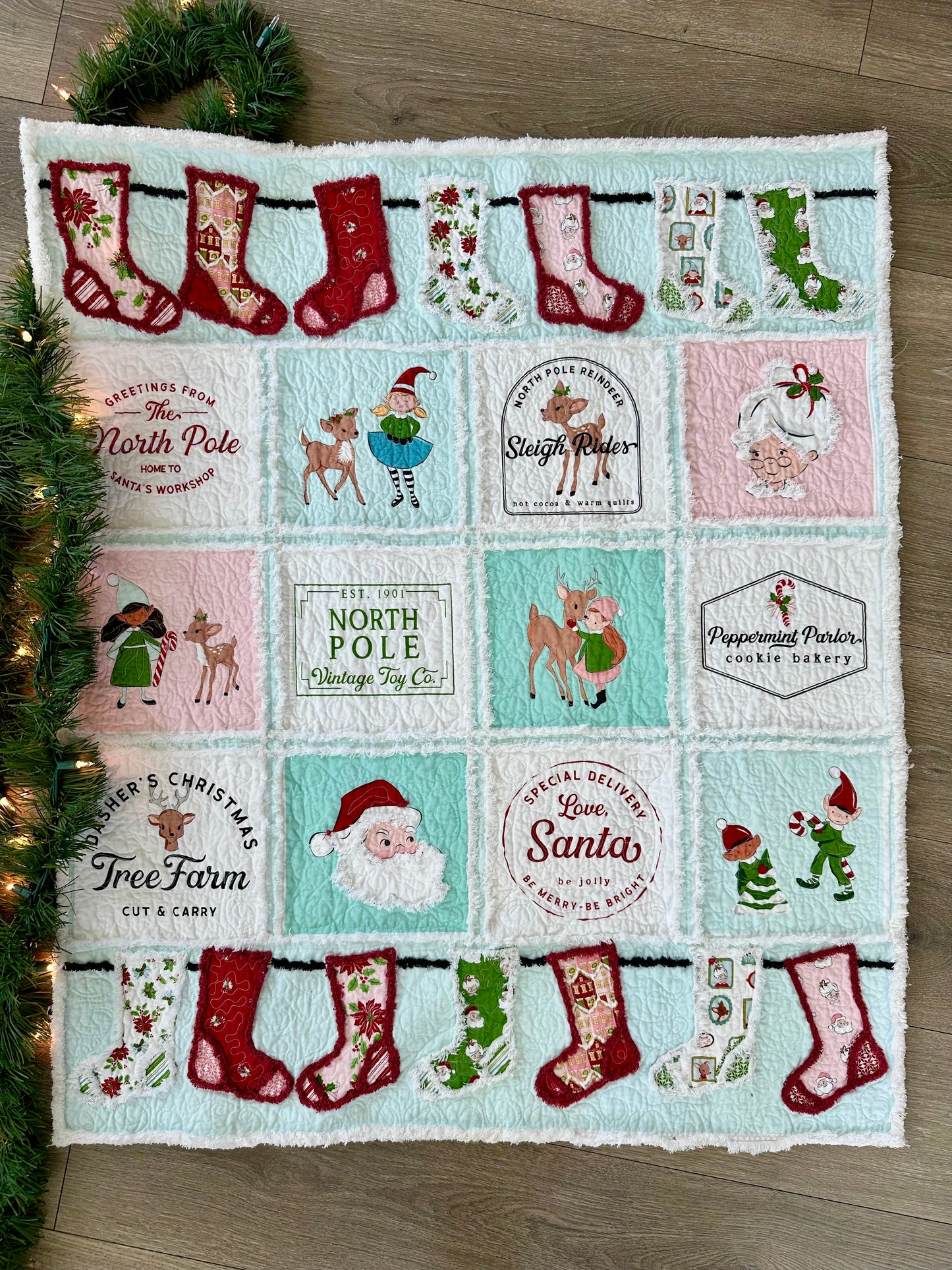 Claus & Co. Panel Quilt Kit