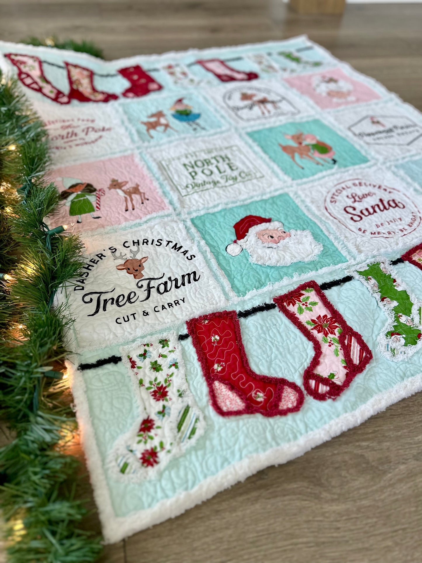 Claus & Co. Panel Quilt Kit