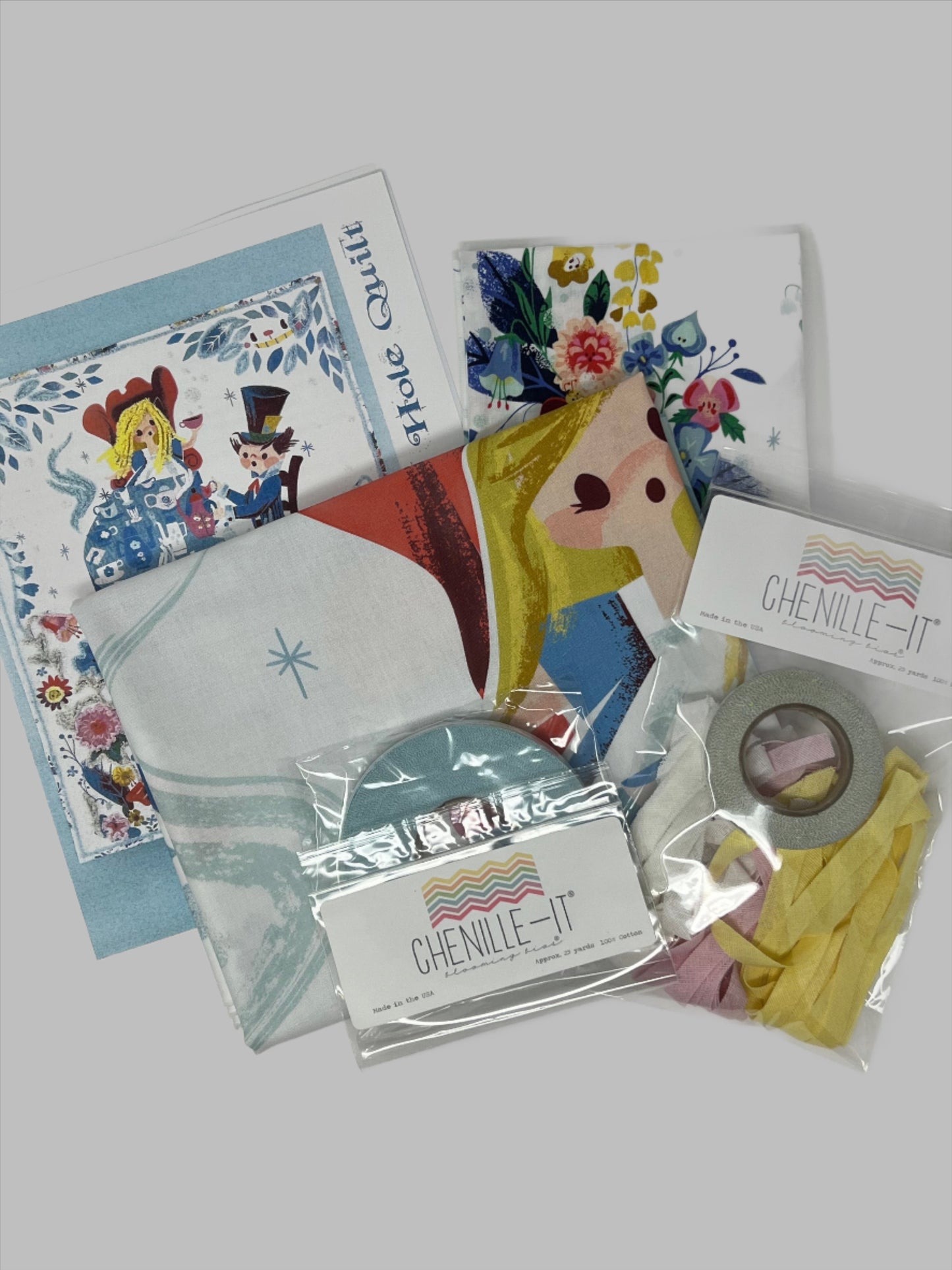 Alice in Wonderland Panel Quilt Kit