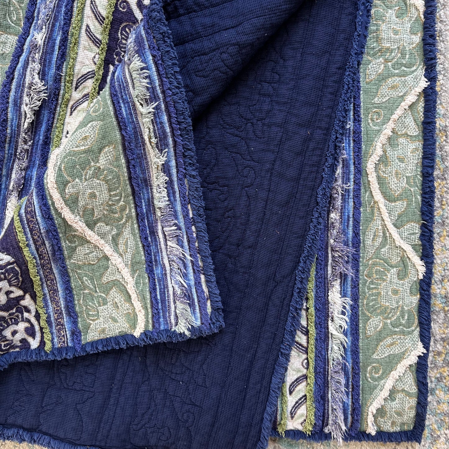 Rayon Chenille-It Blue/Green