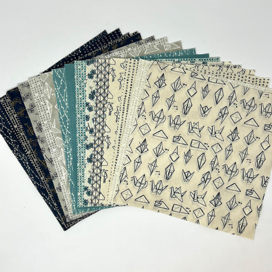 Moda Janet Clare Origami Collection, Layer Cake 10" Squares