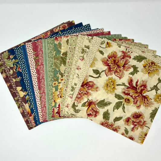 Moda Blackbird Designs Threads that Bind Collection, Layer Cake 10" Precut Squares