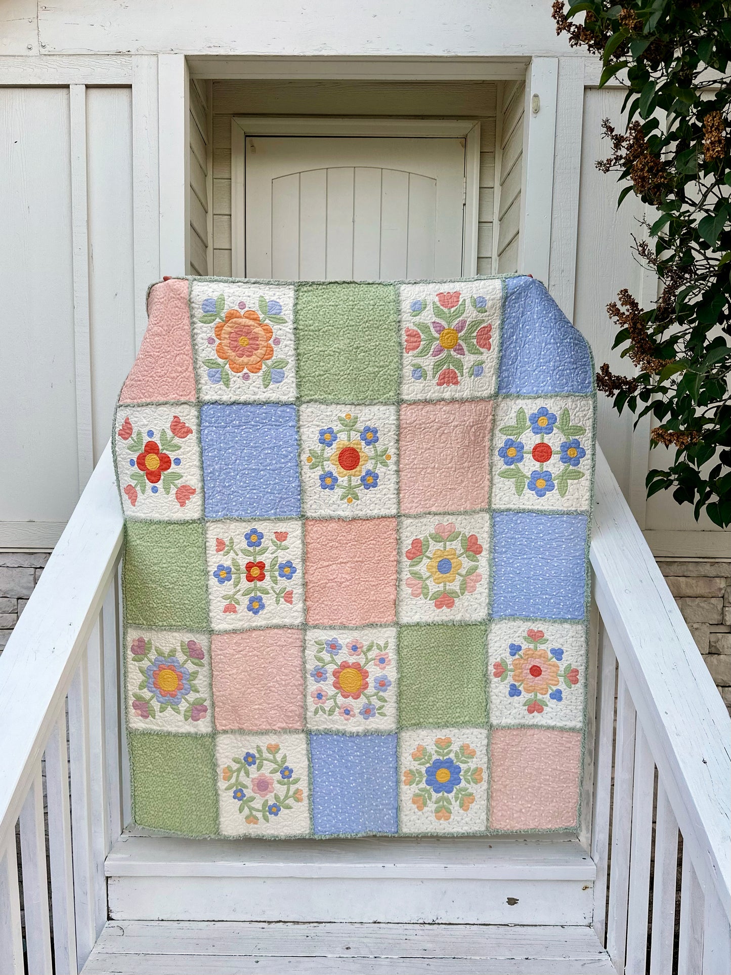 Pastel Prairie + Chenille-It Quilt Kit