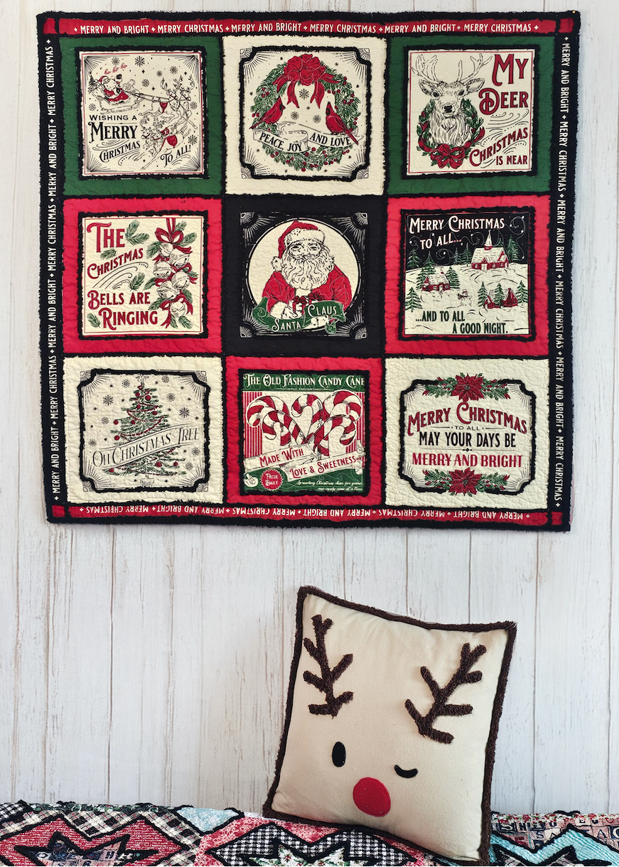 Holiday Cheer Panel Quilt Kit