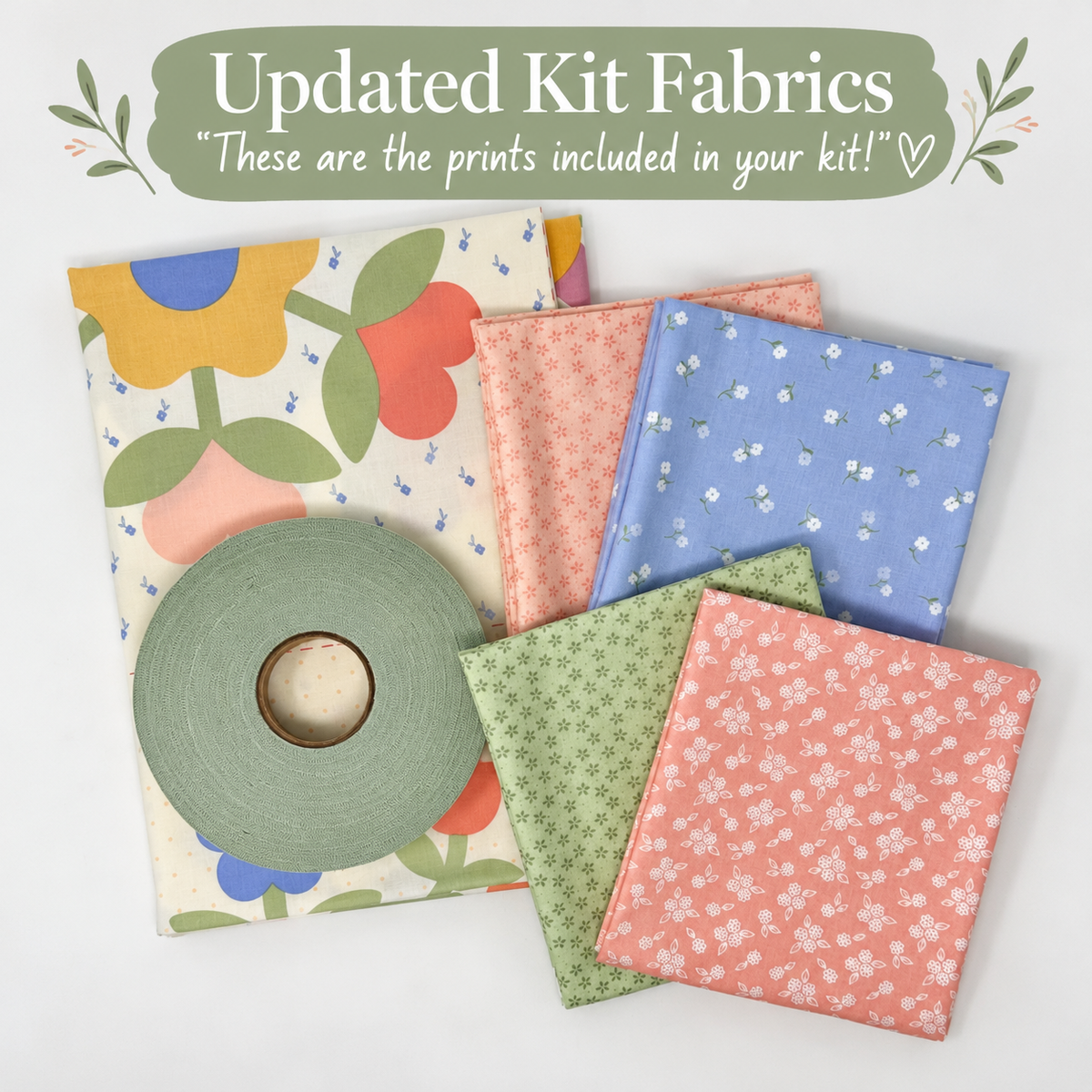Pastel Prairie + Chenille-It Quilt Kit