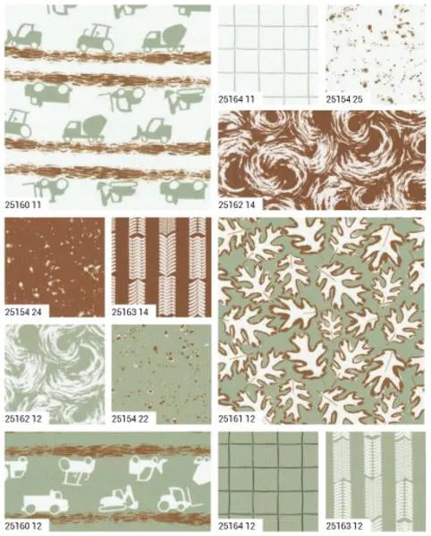 Moda Sewn by Amy Schelle For My Boys OLIVER Collection, Jelly Roll 2.5" Precut strips