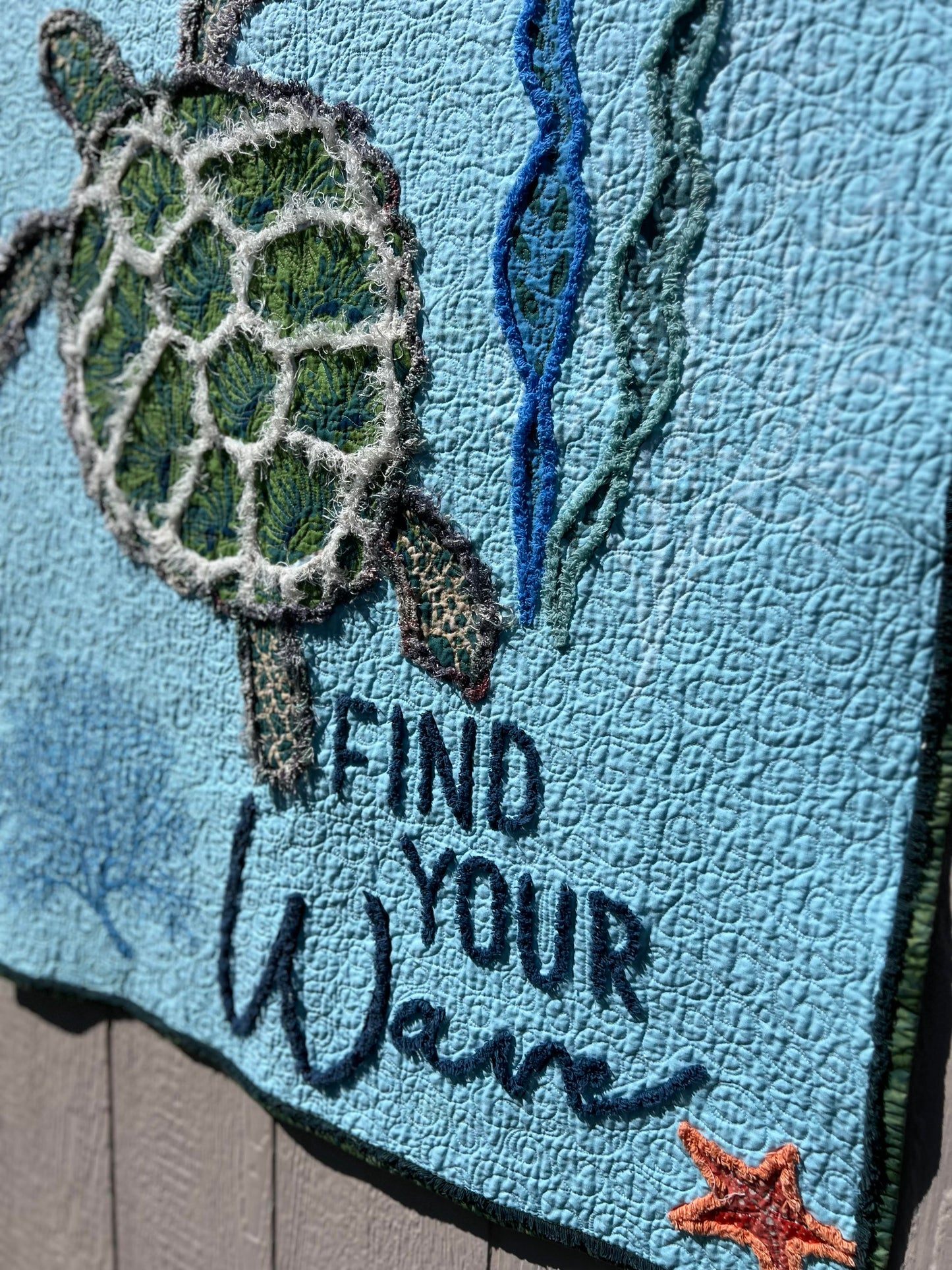 Free as the Ocean – Find Your Wave Quilt Panel Kit