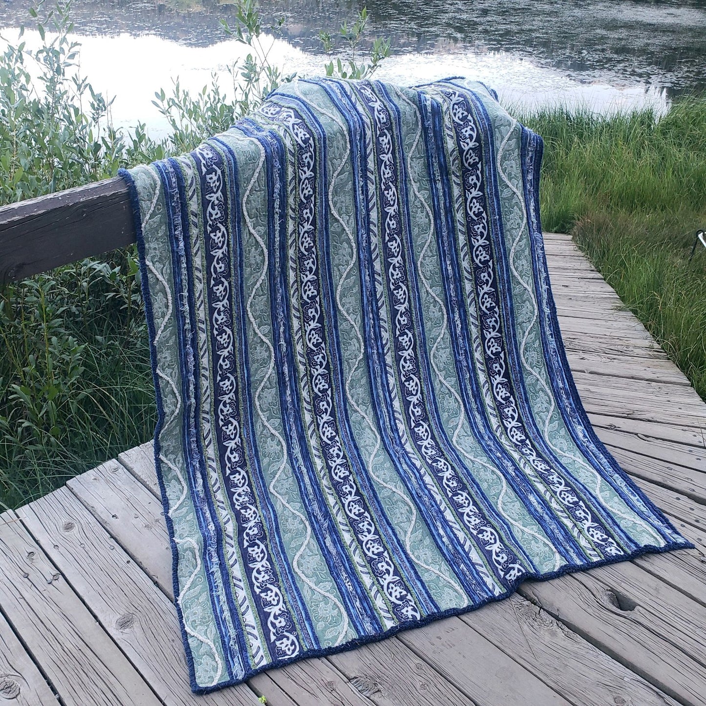 Rayon + Chenille-It quilt kit