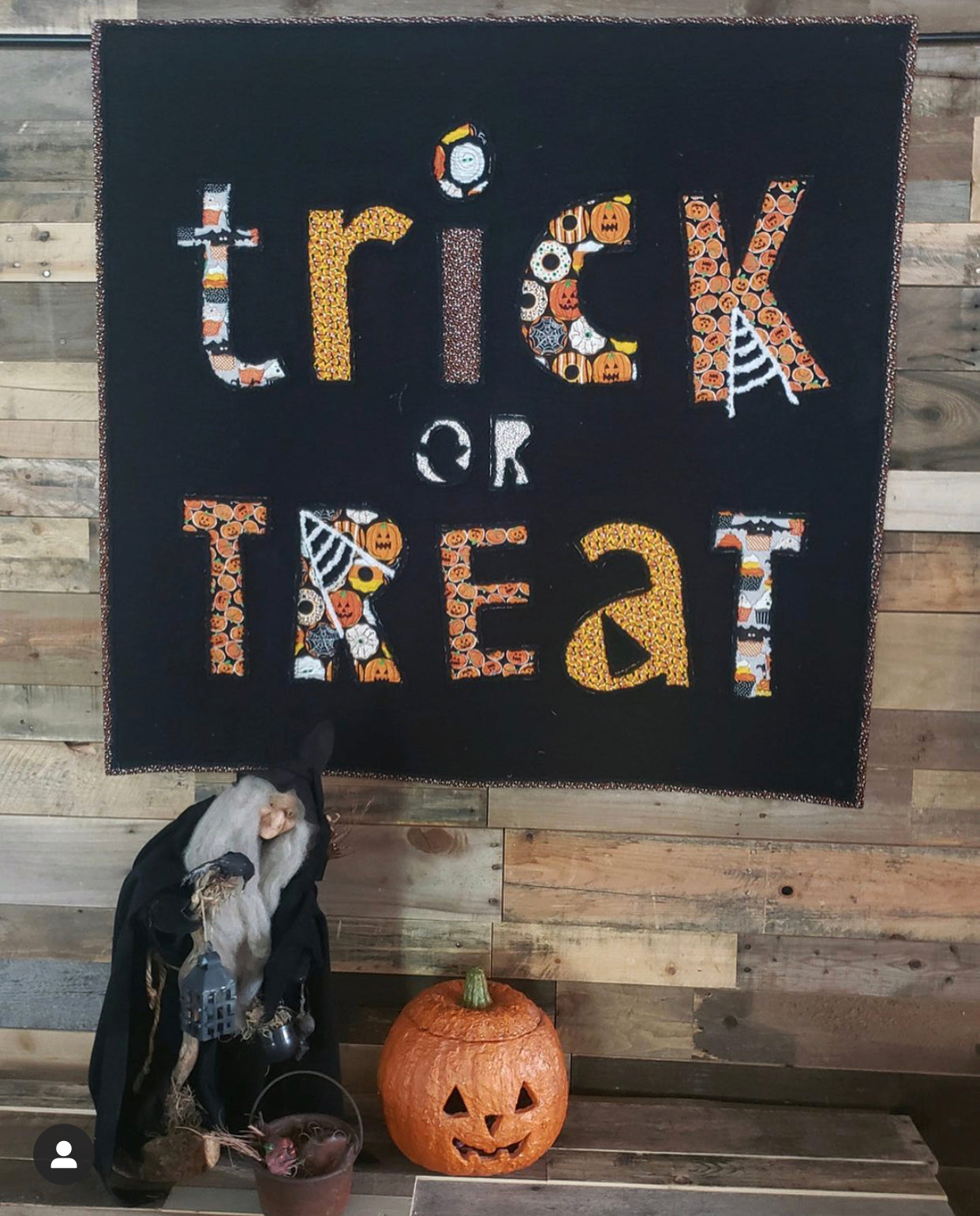 Trick or Treat Wall Hanging Pattern
