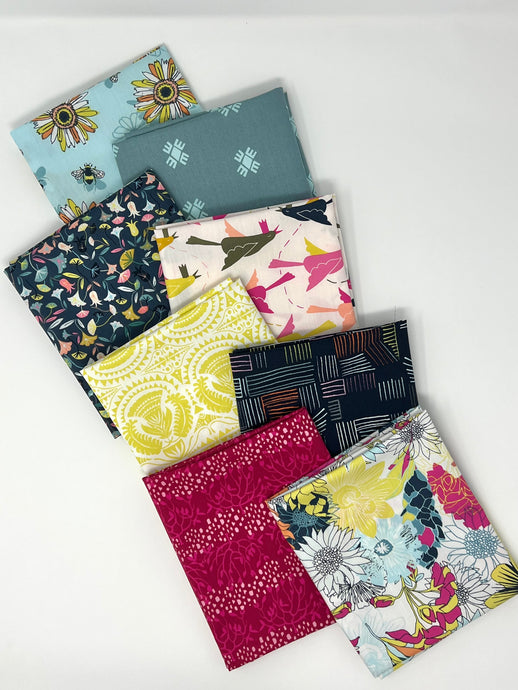 AGF Jessica Swift Pollinate Collection, 8 FQ Fabric Bundle