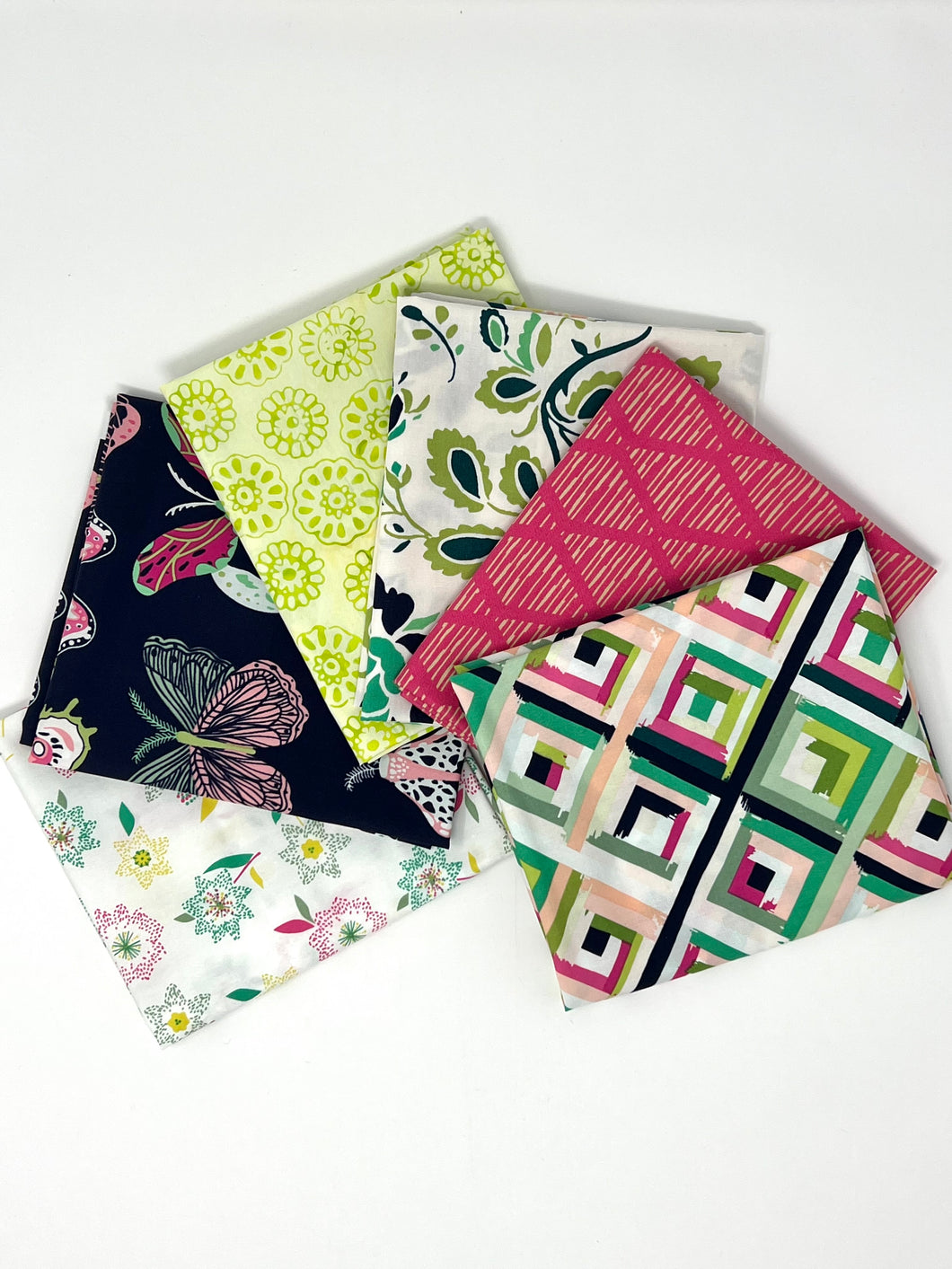 Floralia + Batiks, 6FQ Fabric Bundle
