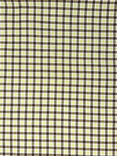 Yarn Dyed Cotton- Lime/Black Plaid