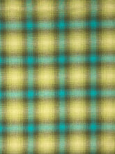 Yarn Dyed Cotton- Aqua/Fern Plaid