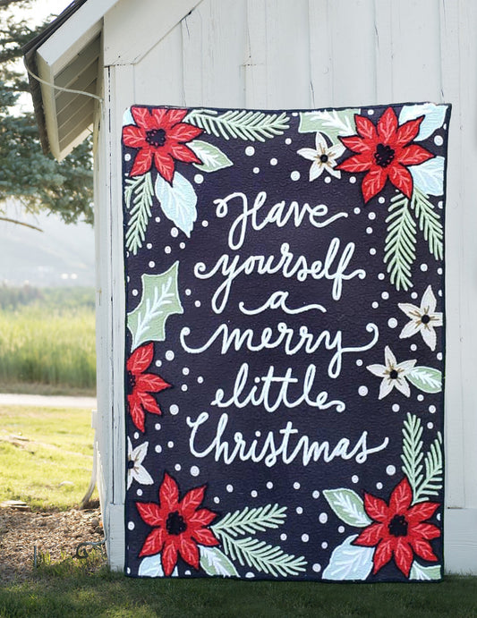 Little Tree Christmas Quilt Chenille-It Kit