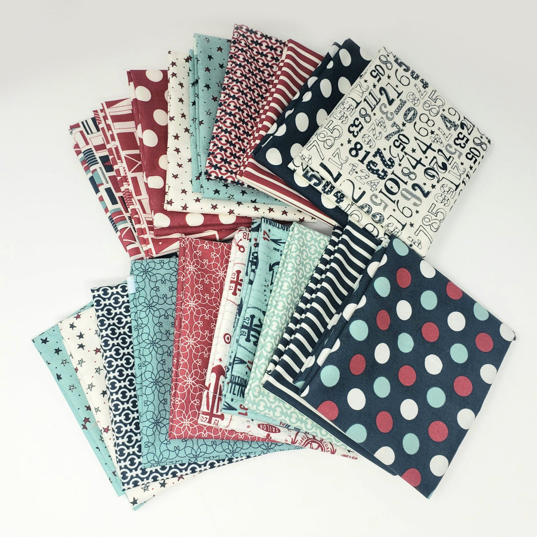 Moda Sweetwater Boathouse Collection, Fat Quarter bundle