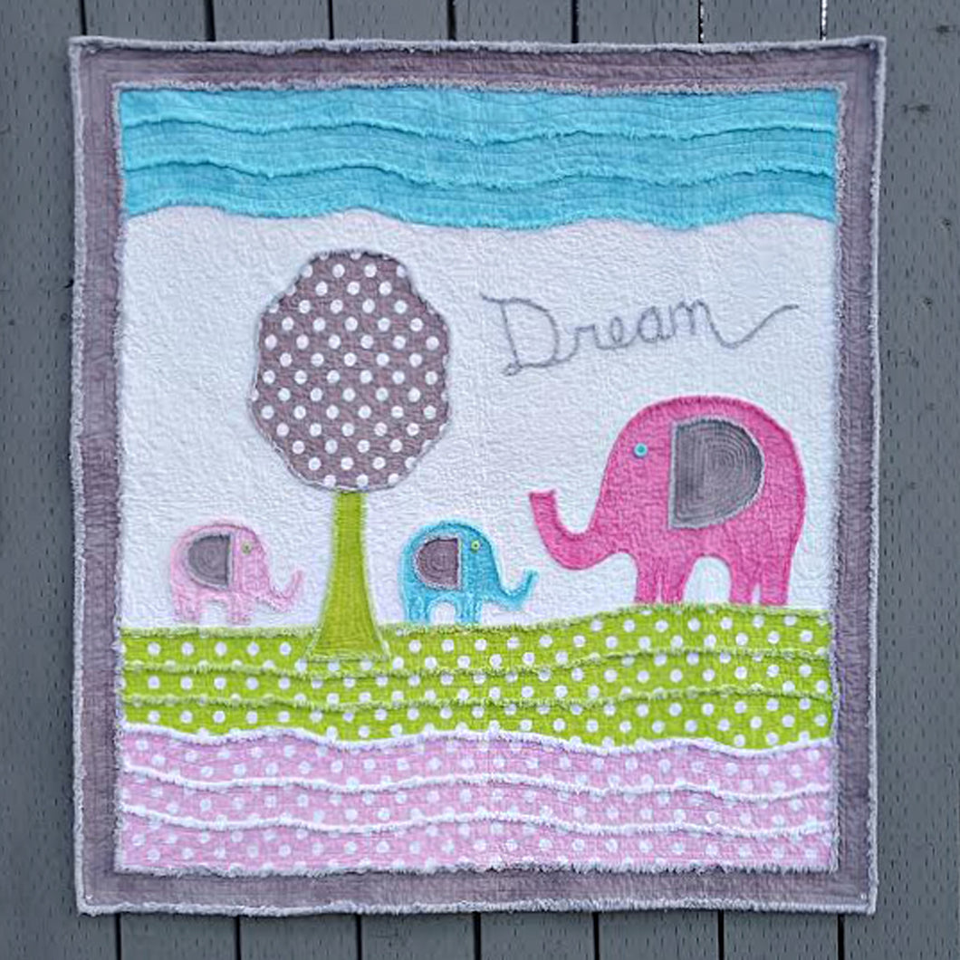 Elephant Walk Quilt Kit – Chenille-It